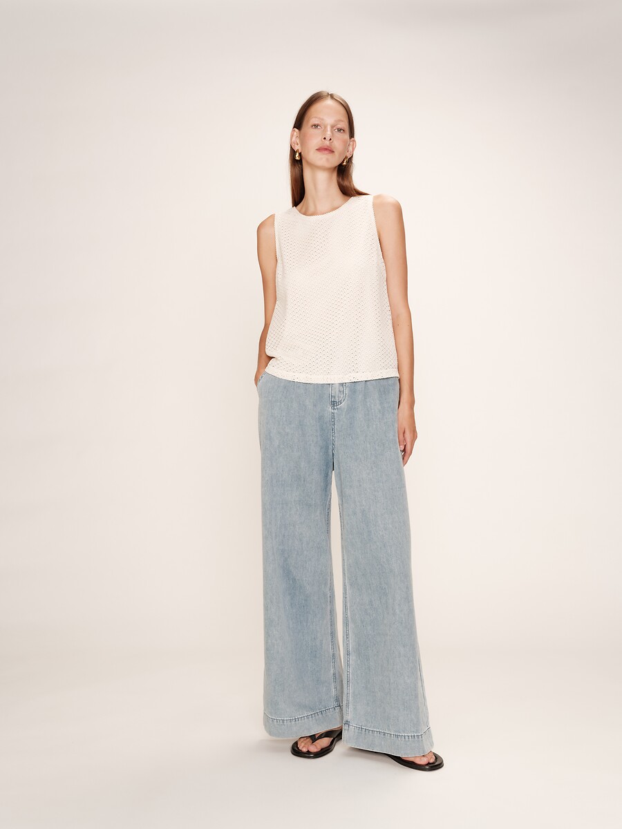 GRACE & MILA<br>Top de renda RITUAL