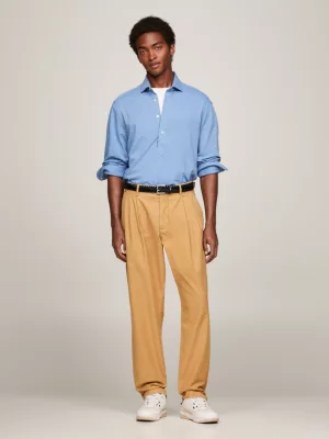 Camisa Popover Piquet de Corte Regular
