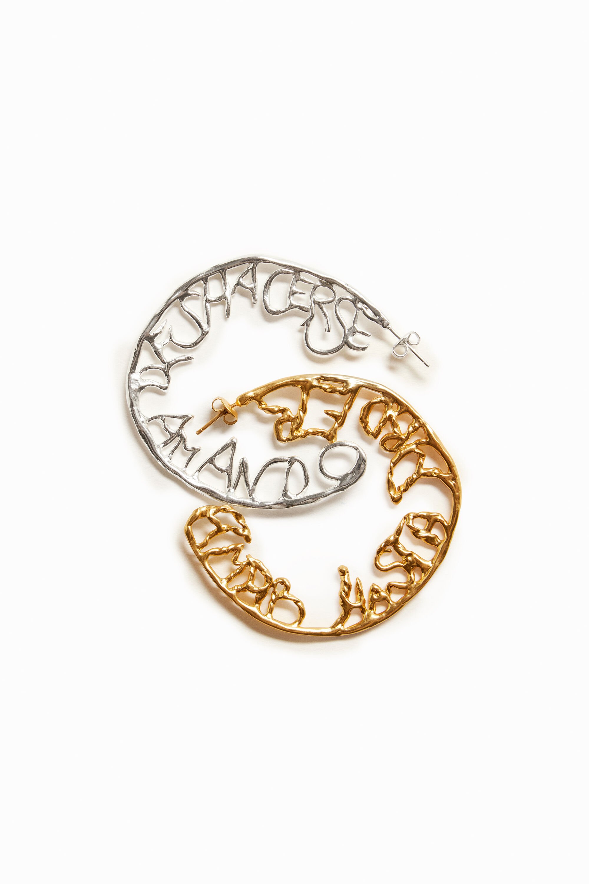 Boucles d'oreilles XL plaquées or argent Zalio
