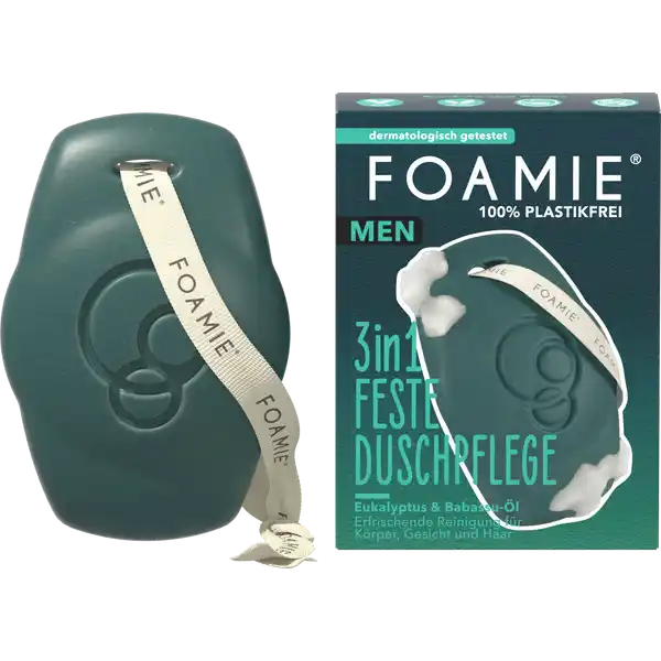 MEN 3in1 Feste Duschpflege Eukalyptus & Babassu-Öl