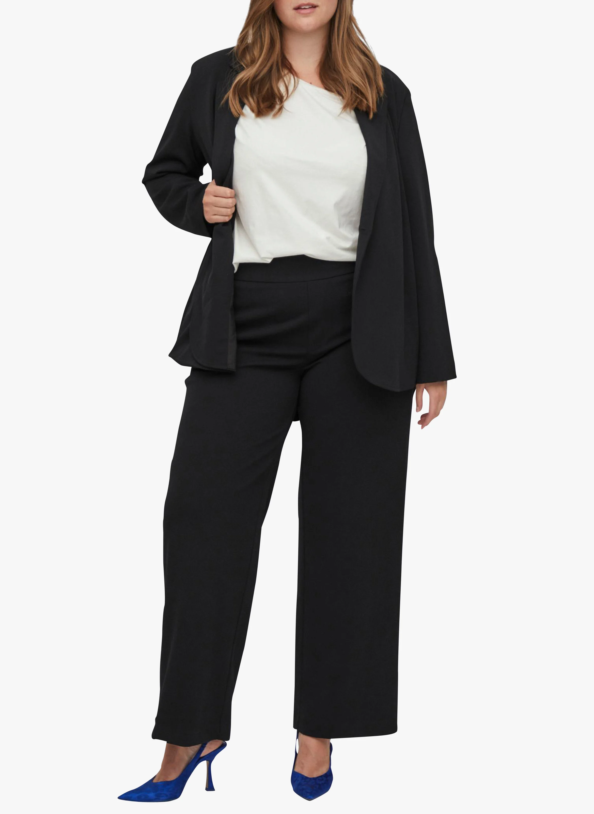 Pantalon coupe large| Noir