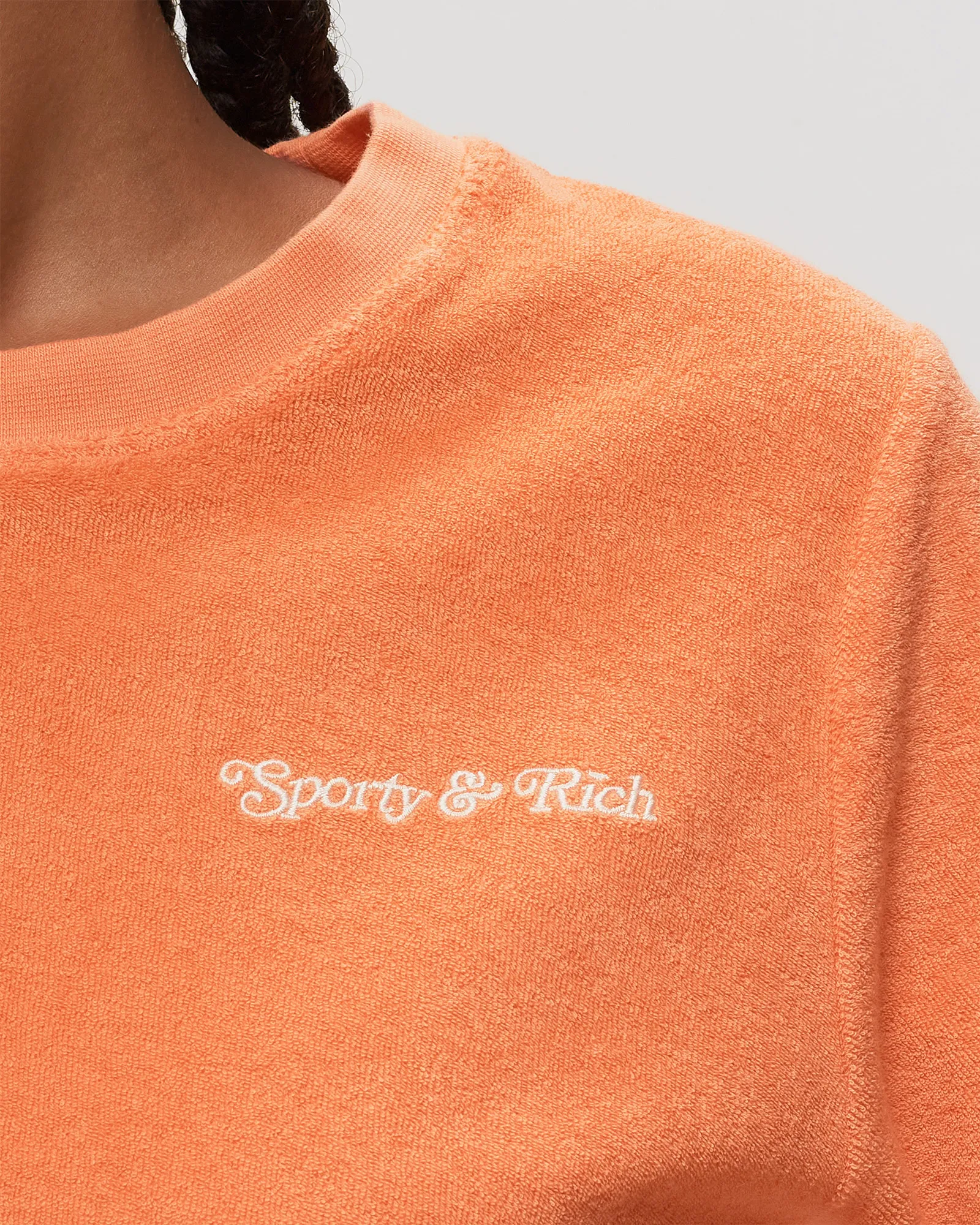 Sporty & Rich New York Tennis Club Terry Cropped Tee