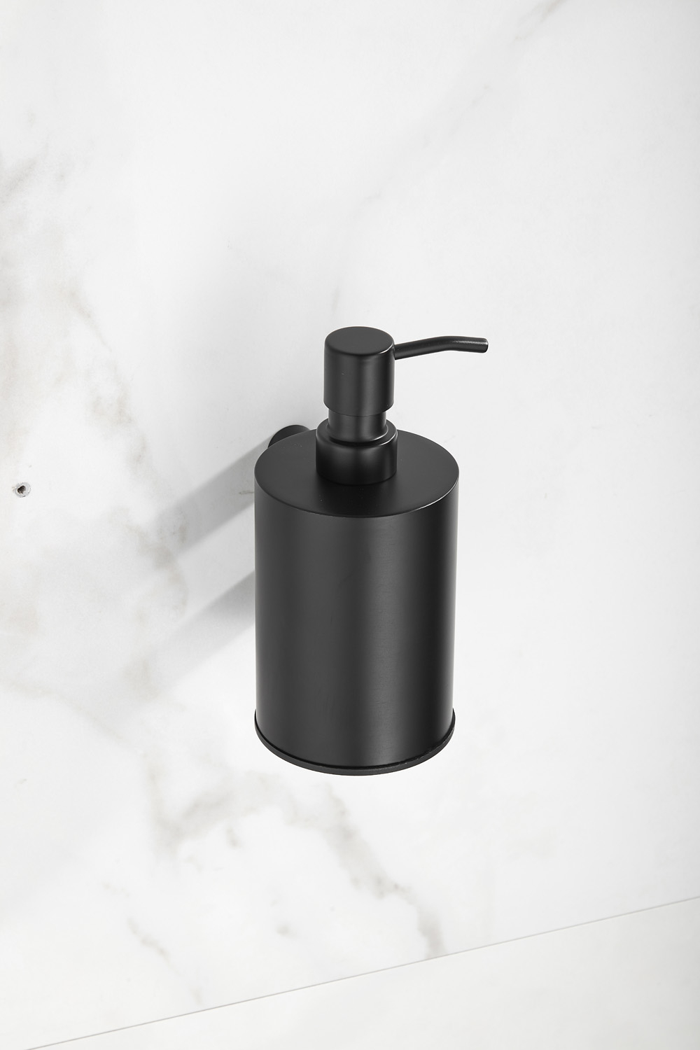 Saniclear Academy zeepdispenser zwart mat