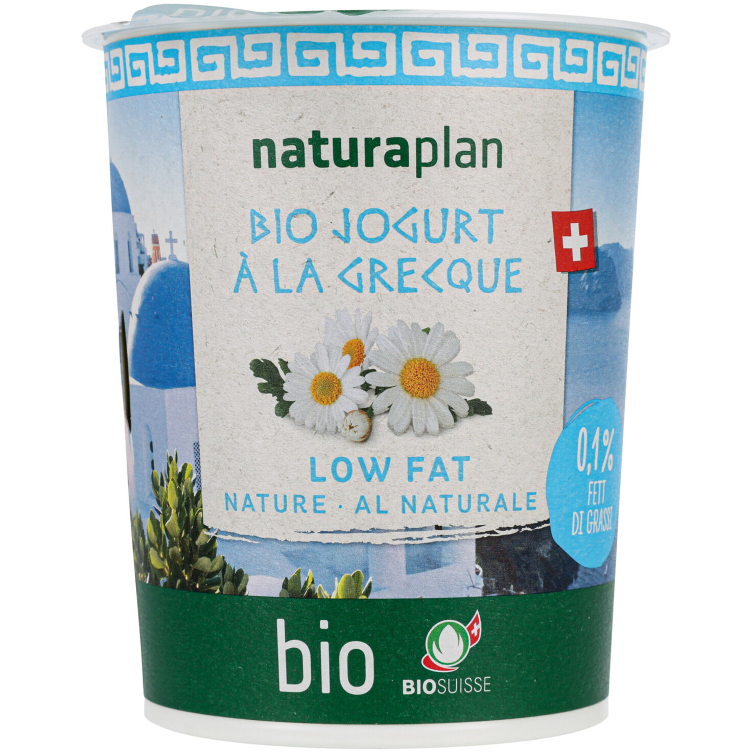 Naturaplan Bio Joghurt à la grecque Nature Low Fat
