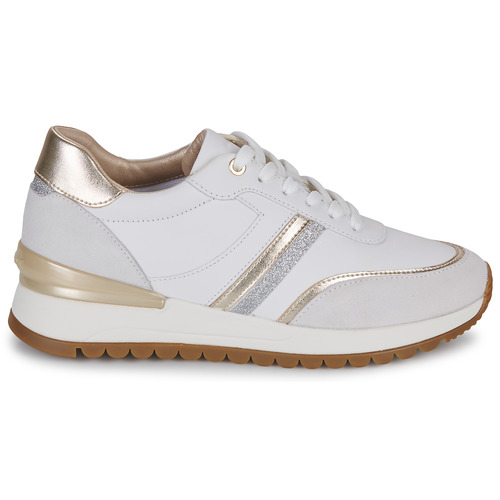 Geox - D DESYA - Blanc / Beige / Doré
