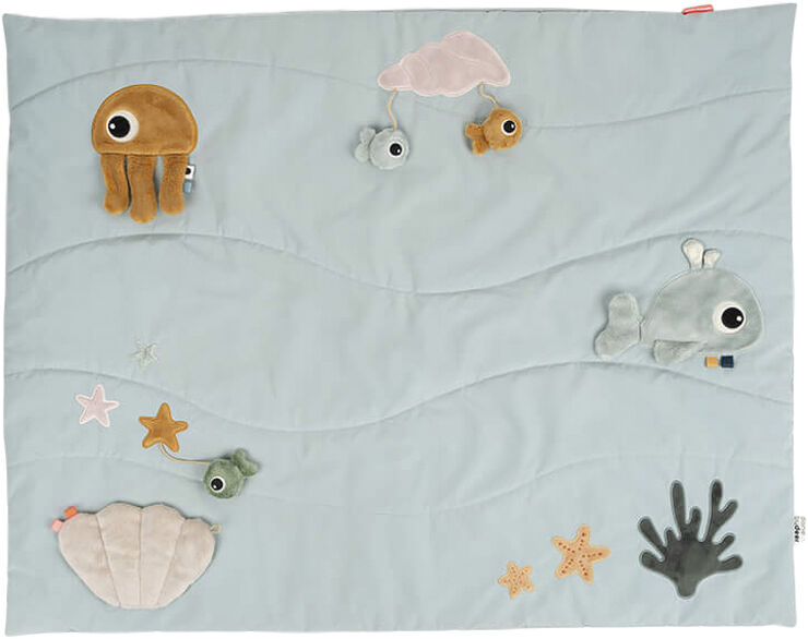 Done by Deer Sanselegetæppe Sea friends Farve mix Farve mix