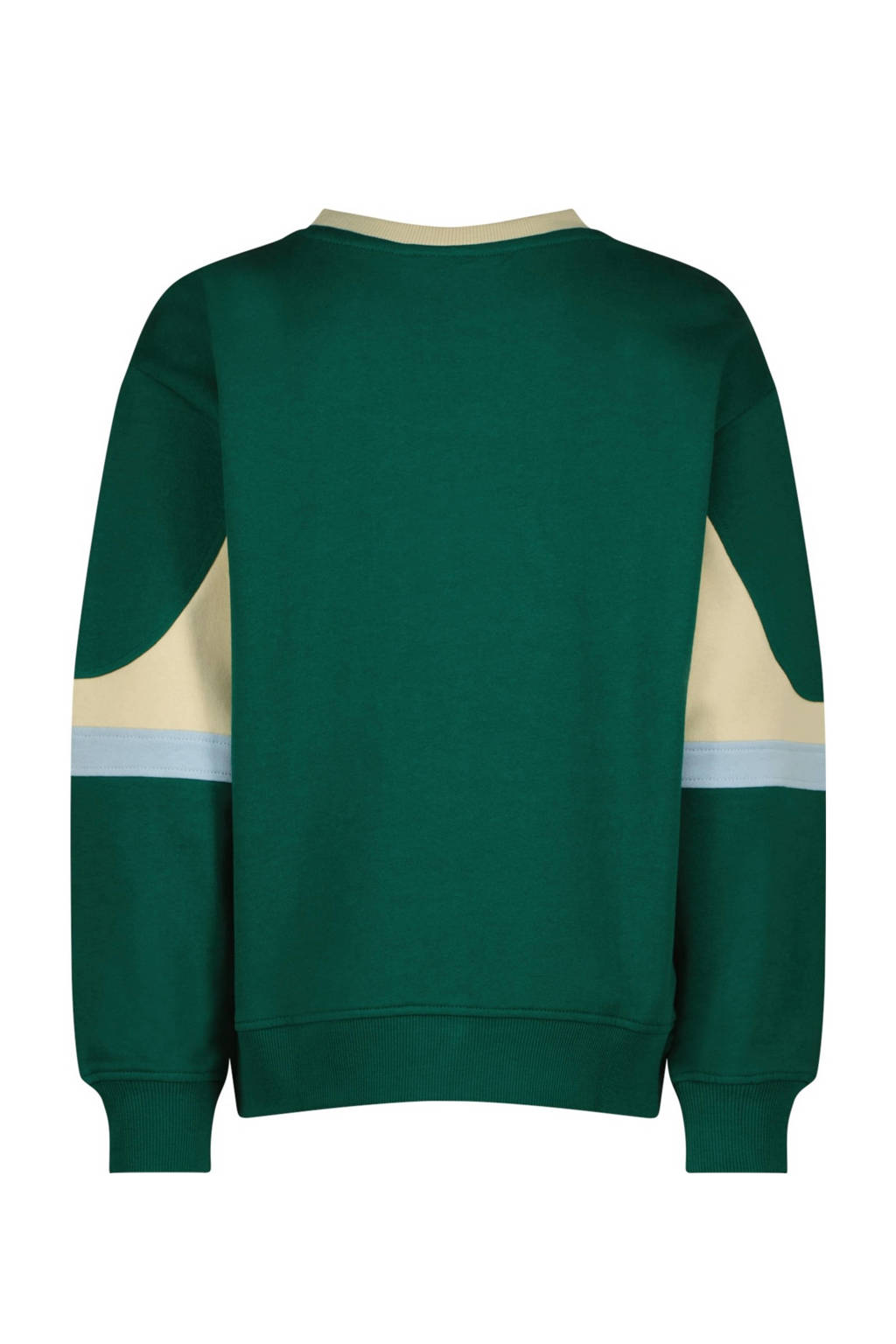 Vingino sweater Noan donkergroen/beige