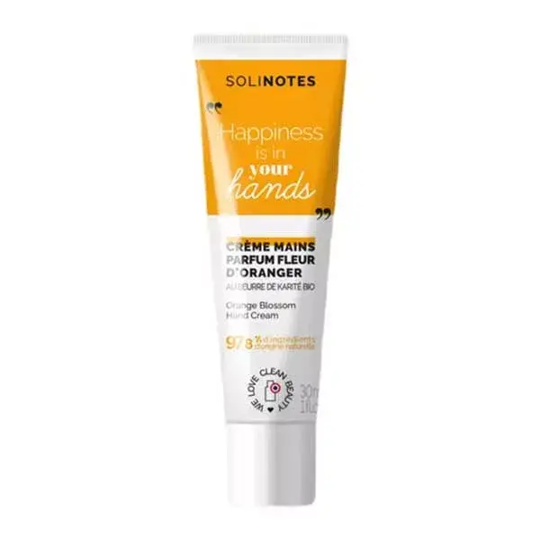 Creme para as mãos Solinotes Flor de Laranjeira 30ml
