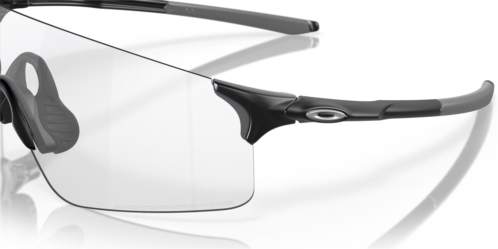 EVZero Blades 0938/Matte Black w/Clear To Black Iridium Photochromic