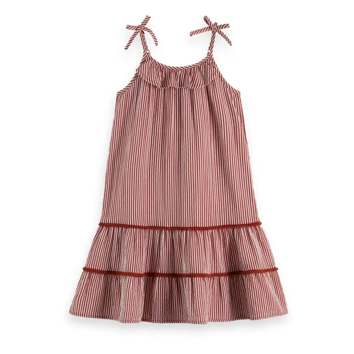 Scotch & Soda Robe Rayures | Terracotta