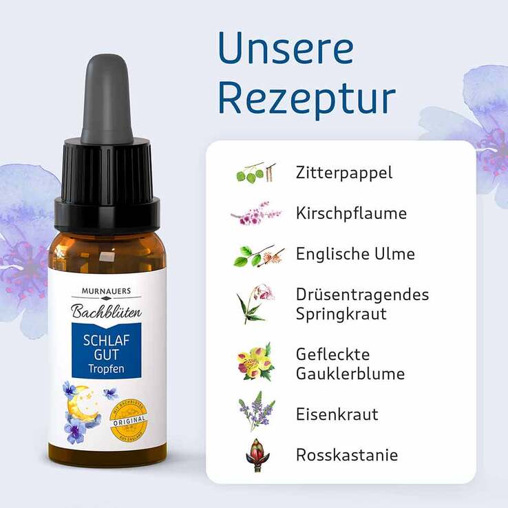 Bachblüten Murnauers Tropfen Schlaf Gut, 20 ml