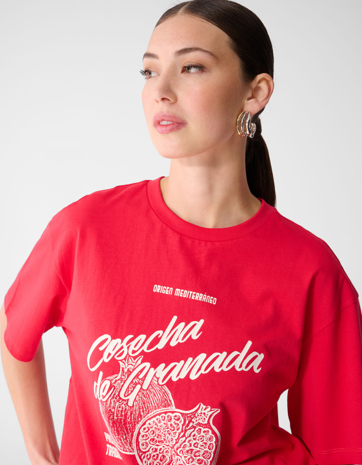 Granada Artwork T-shirt Rood
