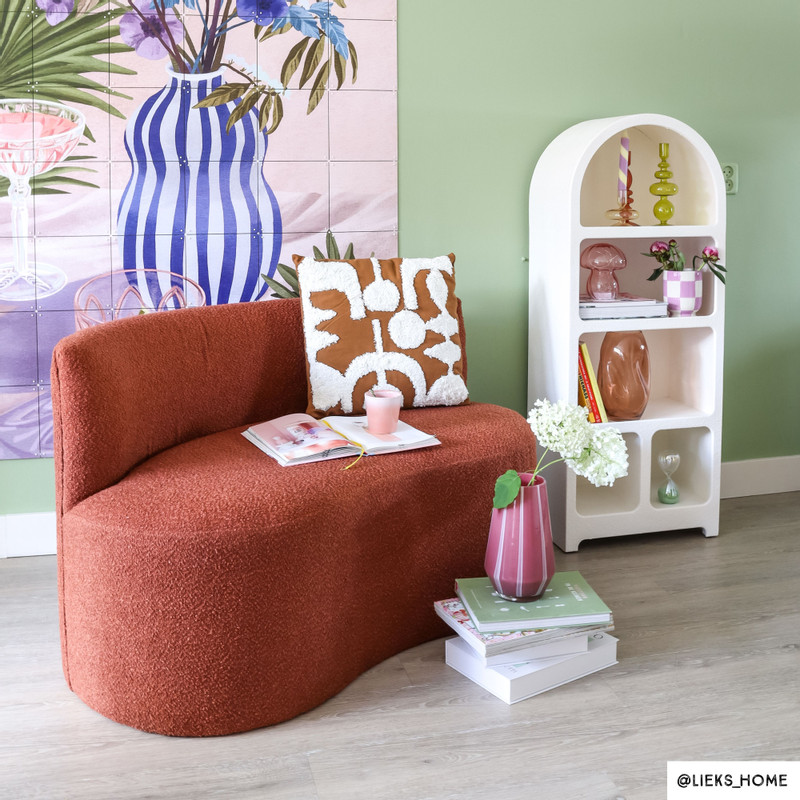 Teddy loveseat - bruin - 71x120x71 cm