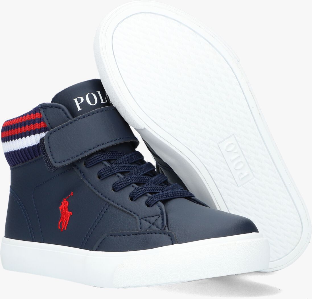 POLO RALPH LAUREN blauwe polo ralph lauren hoge sneaker theron boot