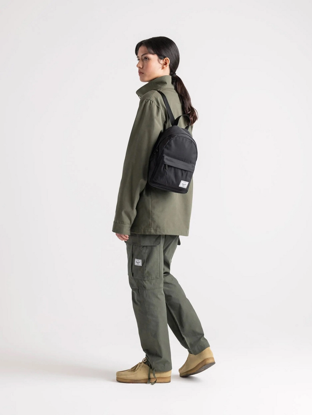 Herschel Classic Mini 6.5L Backpack iceberg green crosshatch
