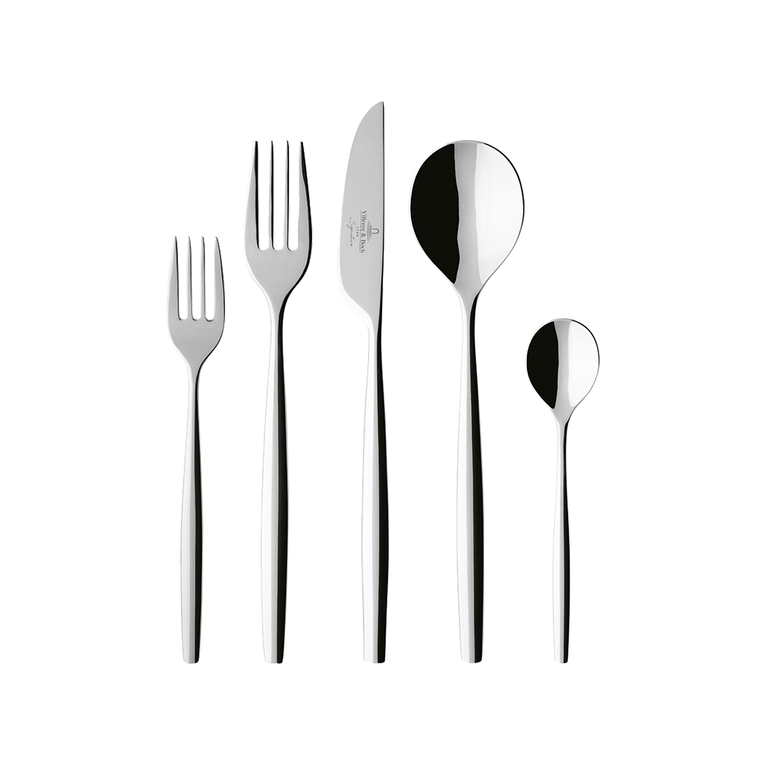 MetroChic 5-piece flatware set stainless steel
