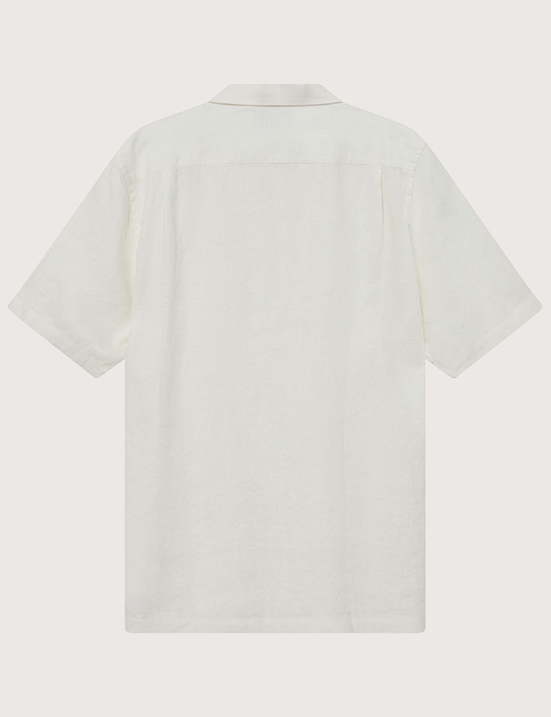 MOS MOSH CHEMISE HOMME MANCHES COURTES EN LIN THEO ECRU