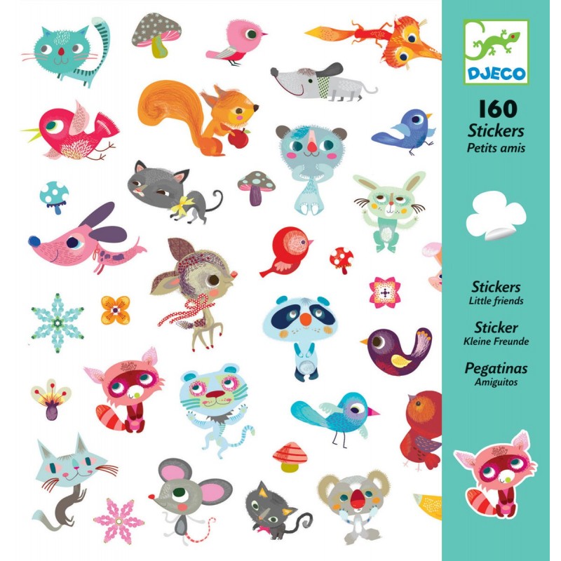 160 stickers - Petits amis