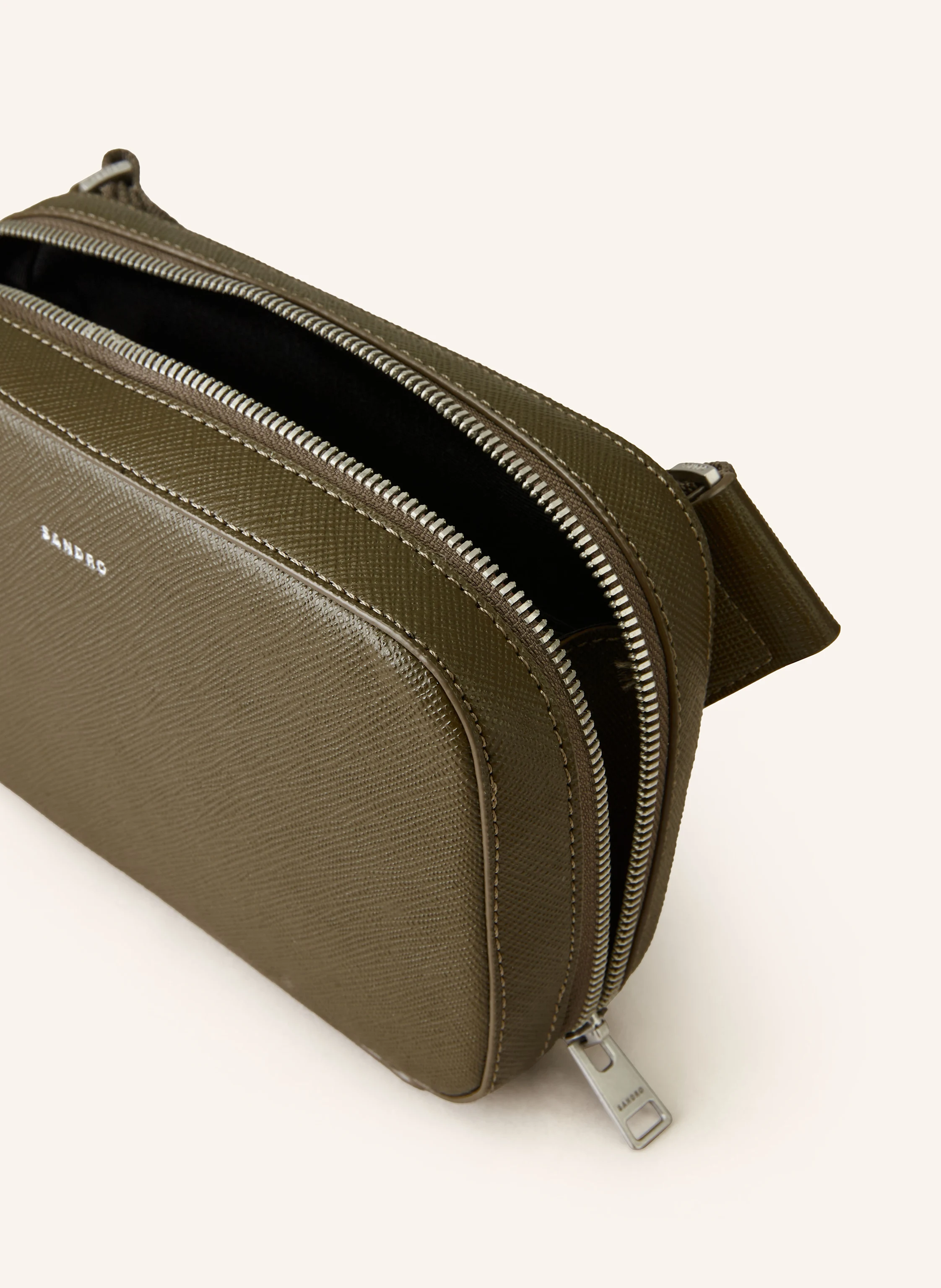 SANDRO Saffiano-Gürteltasche