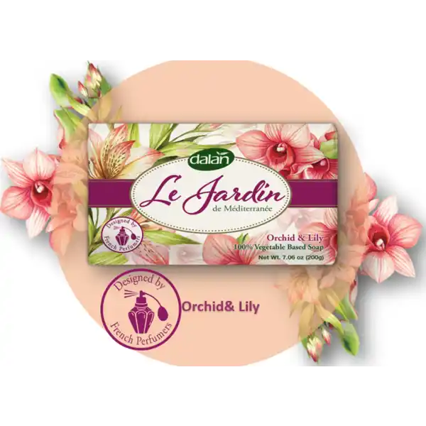 Feste Seife Orchidee & Lilie