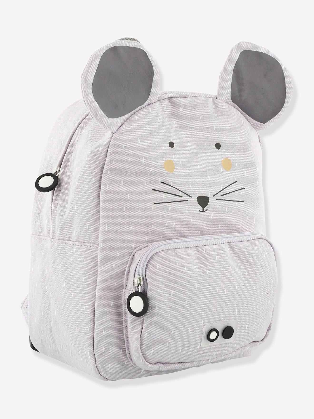 Mochila TRIXIE Animal, lilás claro, lisa com estampas.