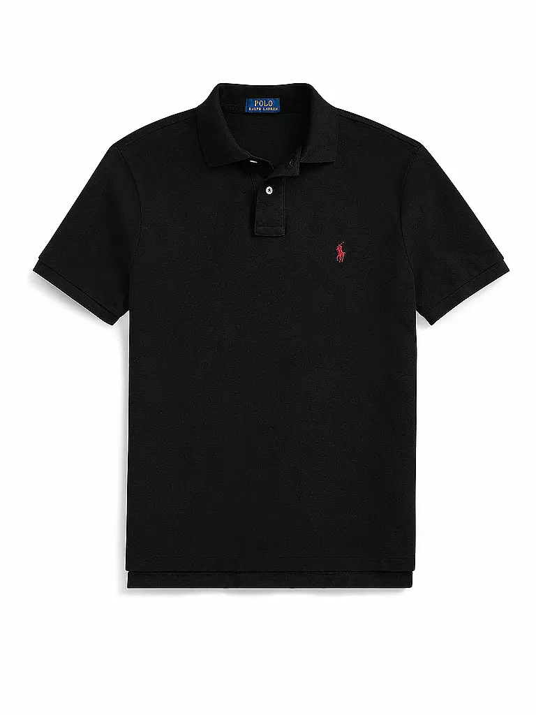 POLO RALPH LAUREN Poloshirt Custom Slim Fit  schwarz