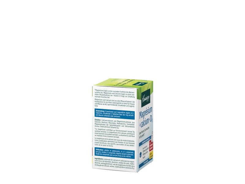Kneipp Brausetablette Magnesium   Calcium und Vitamin D3 Ma Magnesiumpräparat trägt zur Erhaltung normaler Knochen bei