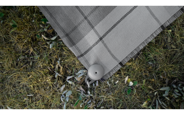 Arisol Markisen-Teppich Quadro Anthrazit