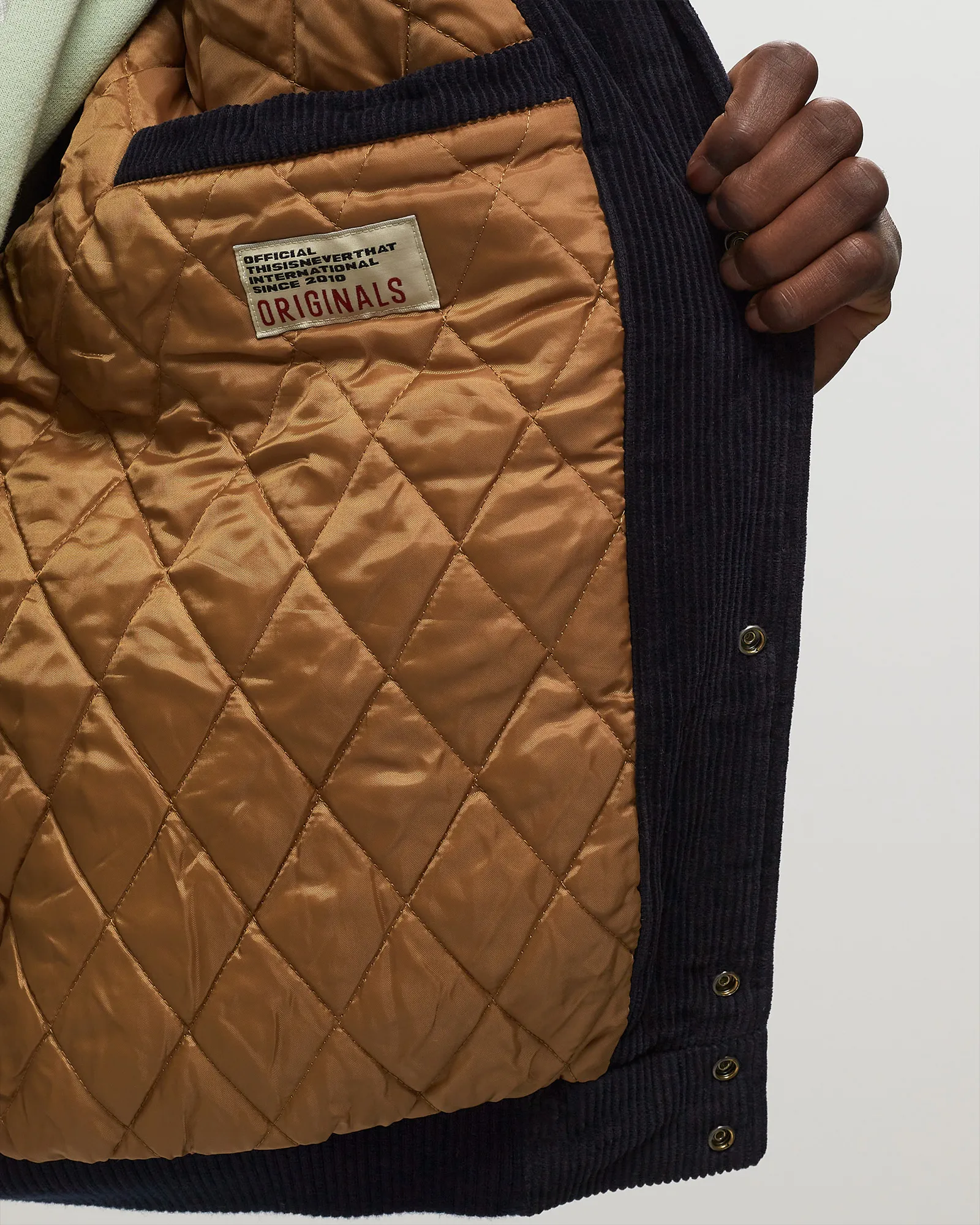 thisisneverthat Fortuna Corduroy Varsity Jacket