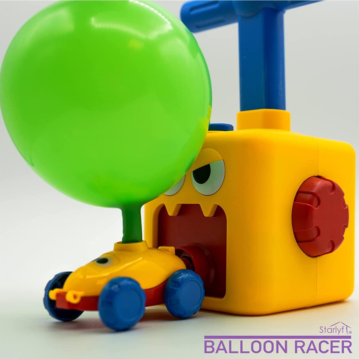 Starlyf® Kinderspielzeug mit Luftballons, Ballon Auto Spielzeug Balloon Racer