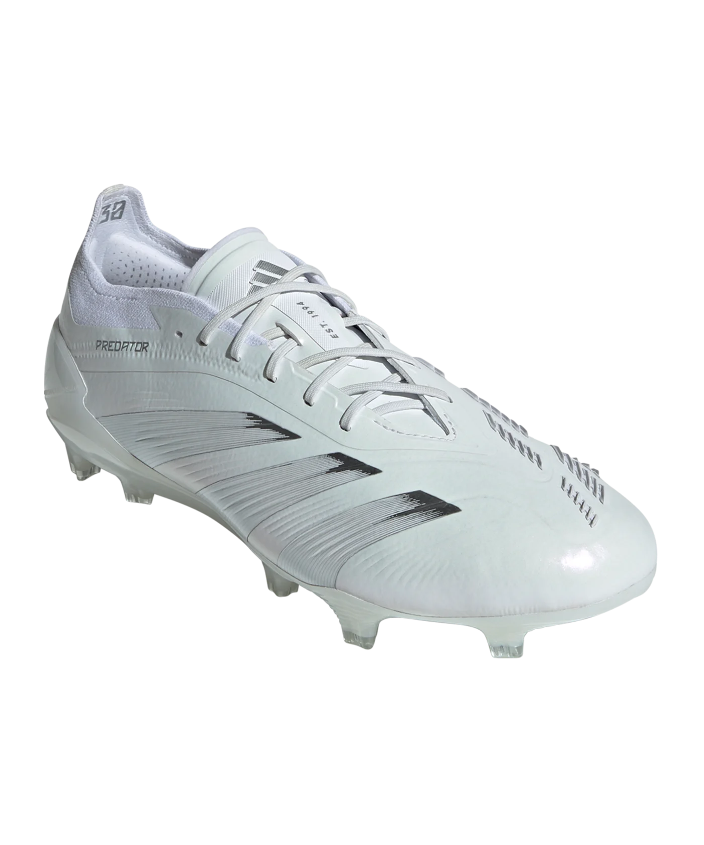 adidas Predator Elite FG Pearlized Weiss Silber Weiss