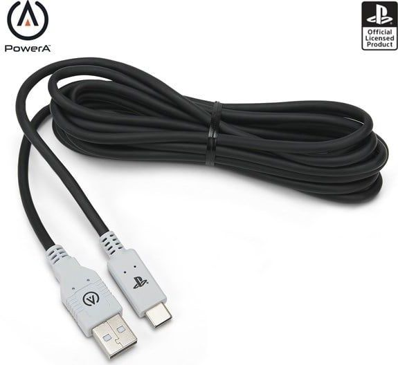 Power A - PS5 - USB-A naar USB-C Kabel - 3 Meter - Zwart