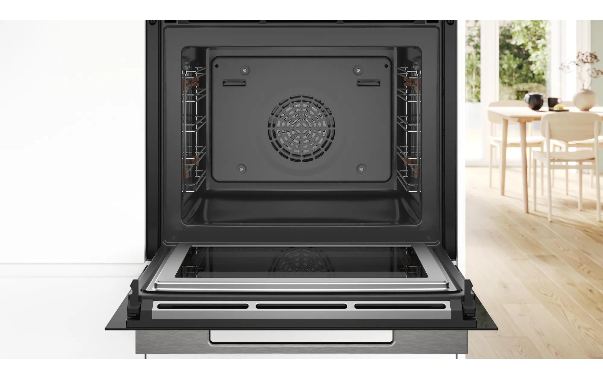 Einbaubackofen HMG7361B1 Schwarz<br>Einbaubackofen mit Mikrowellenfunktion