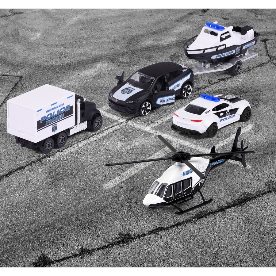 DICKIE Toys Police Force 4 Pieces Giftpack