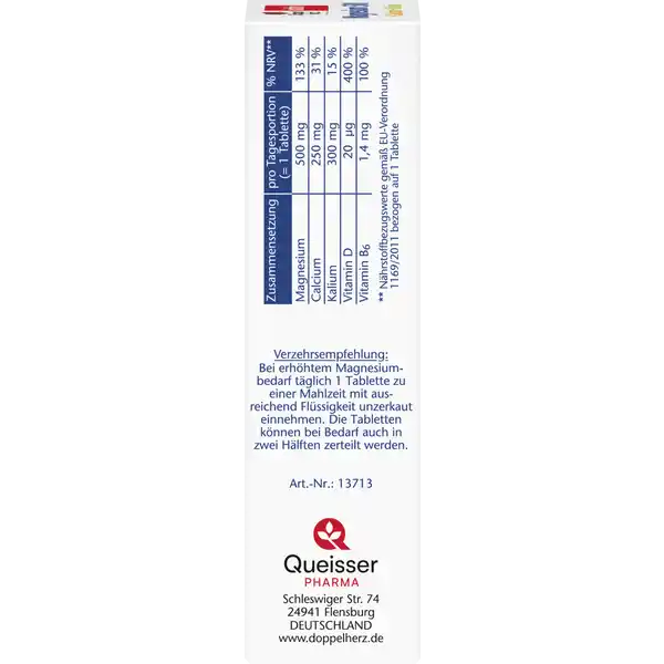 aktiv Magnesium 500 + Calcium + Kalium Tabletten