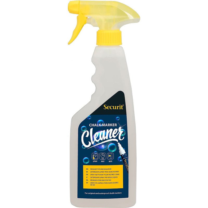 Nettoyant pour marqueurs de craies Cleaner Securit - Spray 500 ml
