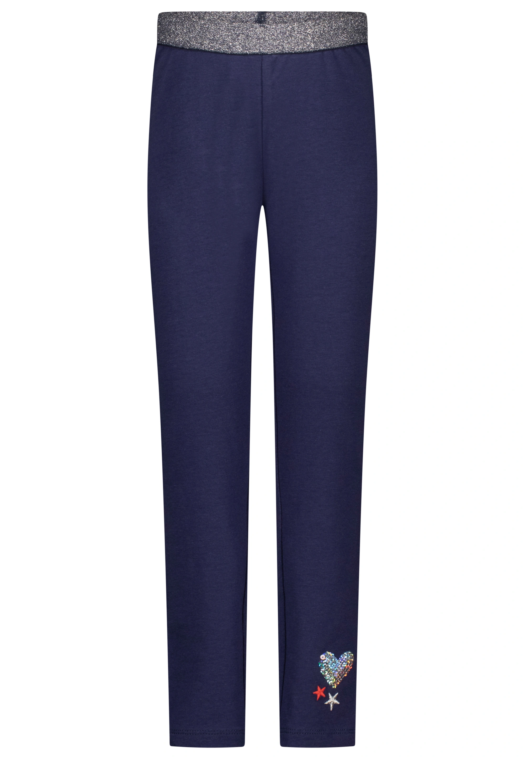 Leggings HEART in true navy