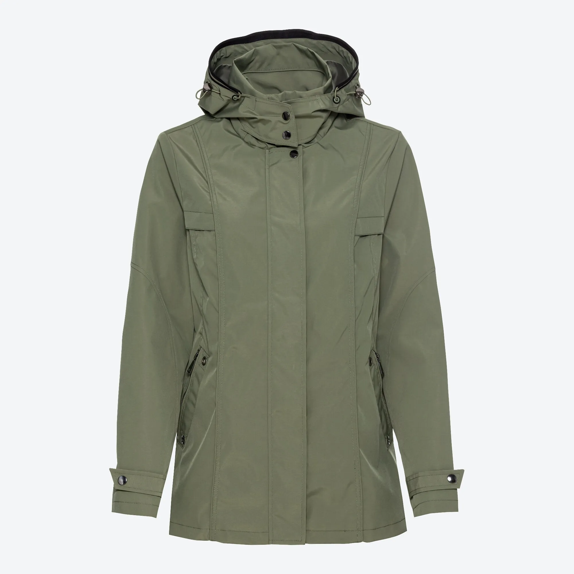 Damen-Jacke mit abnehmbarer Kapuze