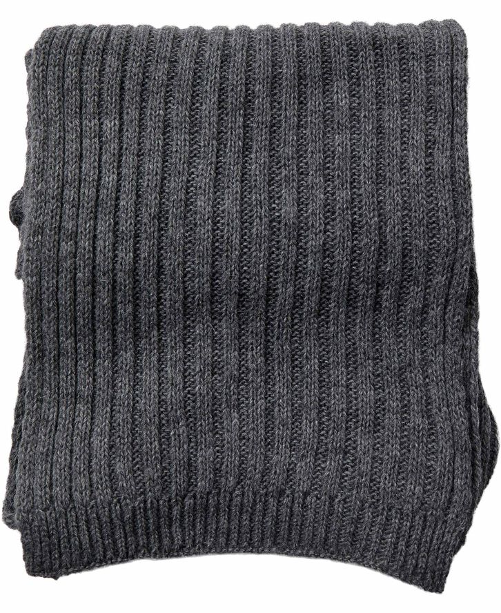 Magasin du Nord Collection Rib Scarf long Grey