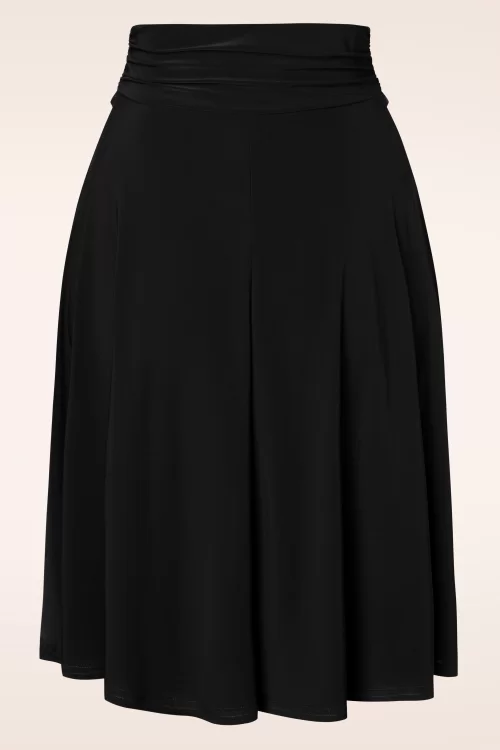 Vintage Chic for Topvintage Aliyah swing rok in zwart