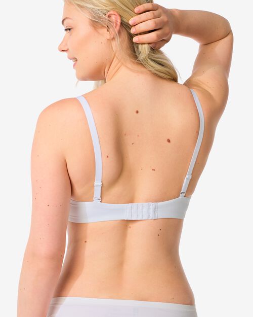 soutien-gorge préformé sans armatures recyclé/micro blanc