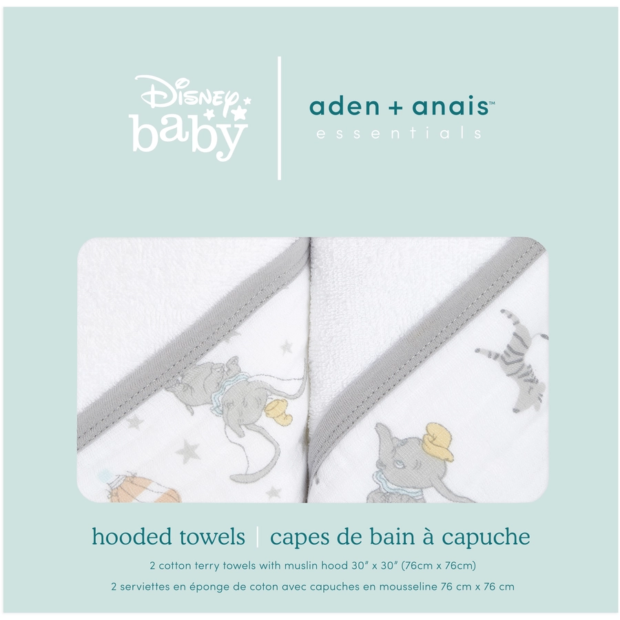 aden + anais™ essentials Kapuzenhandtuch dumbo new heights 2er-Pack