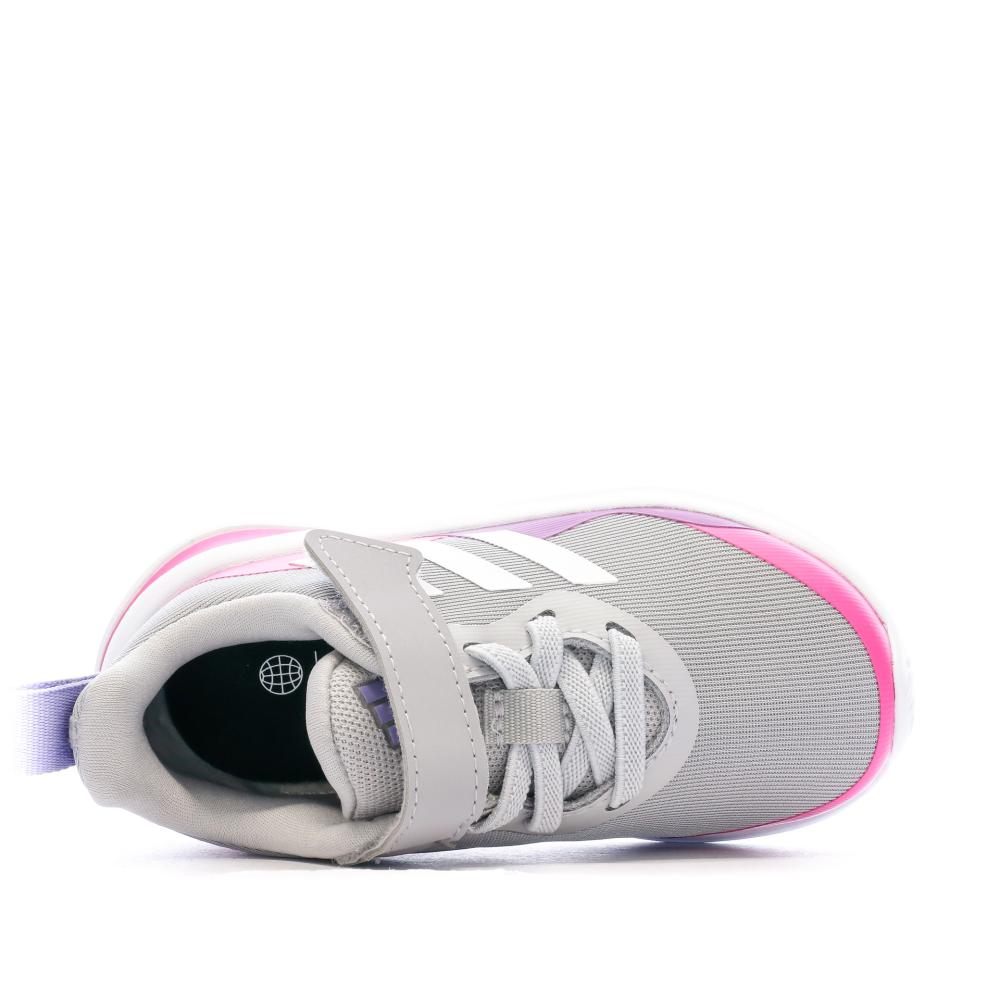 Adidas Baskets Grise Fille Adidas Fortarun El I