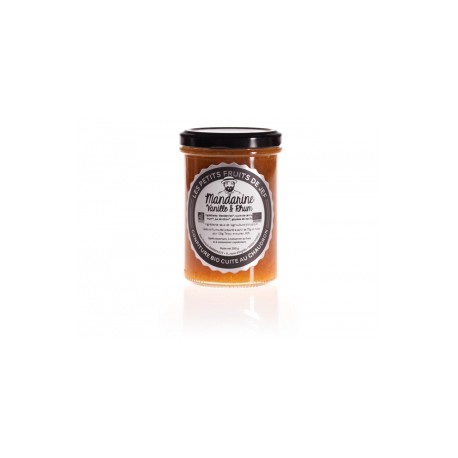 Les Petits fruits de Jef - Confiture mandarine vanille rhum