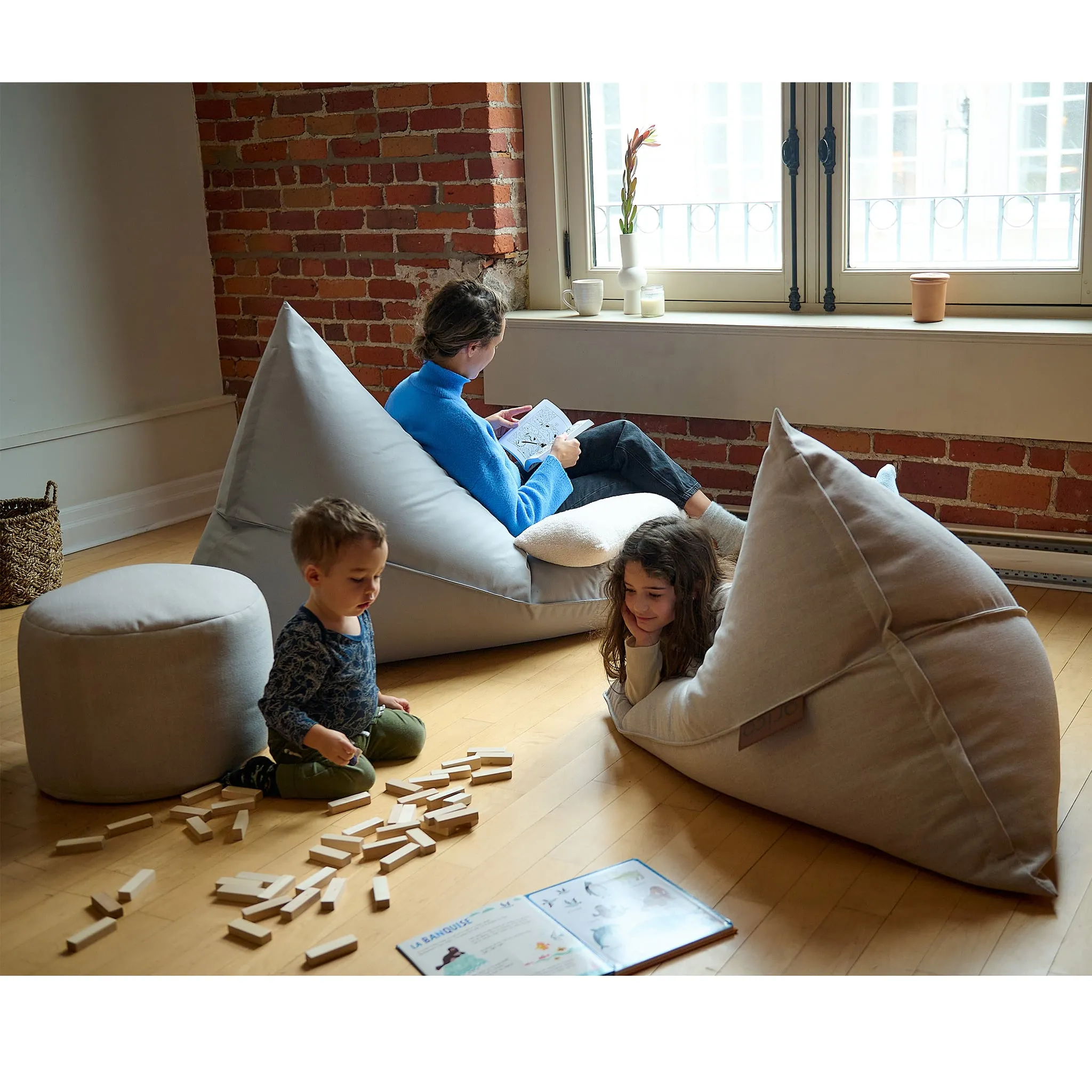 Arico Pouf Repose-pieds - Sahara