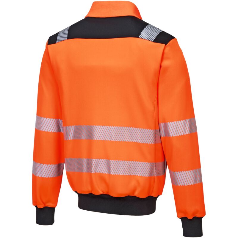 Portwest PW370 PW3 Hi-Vis Sweatshirt Zippé