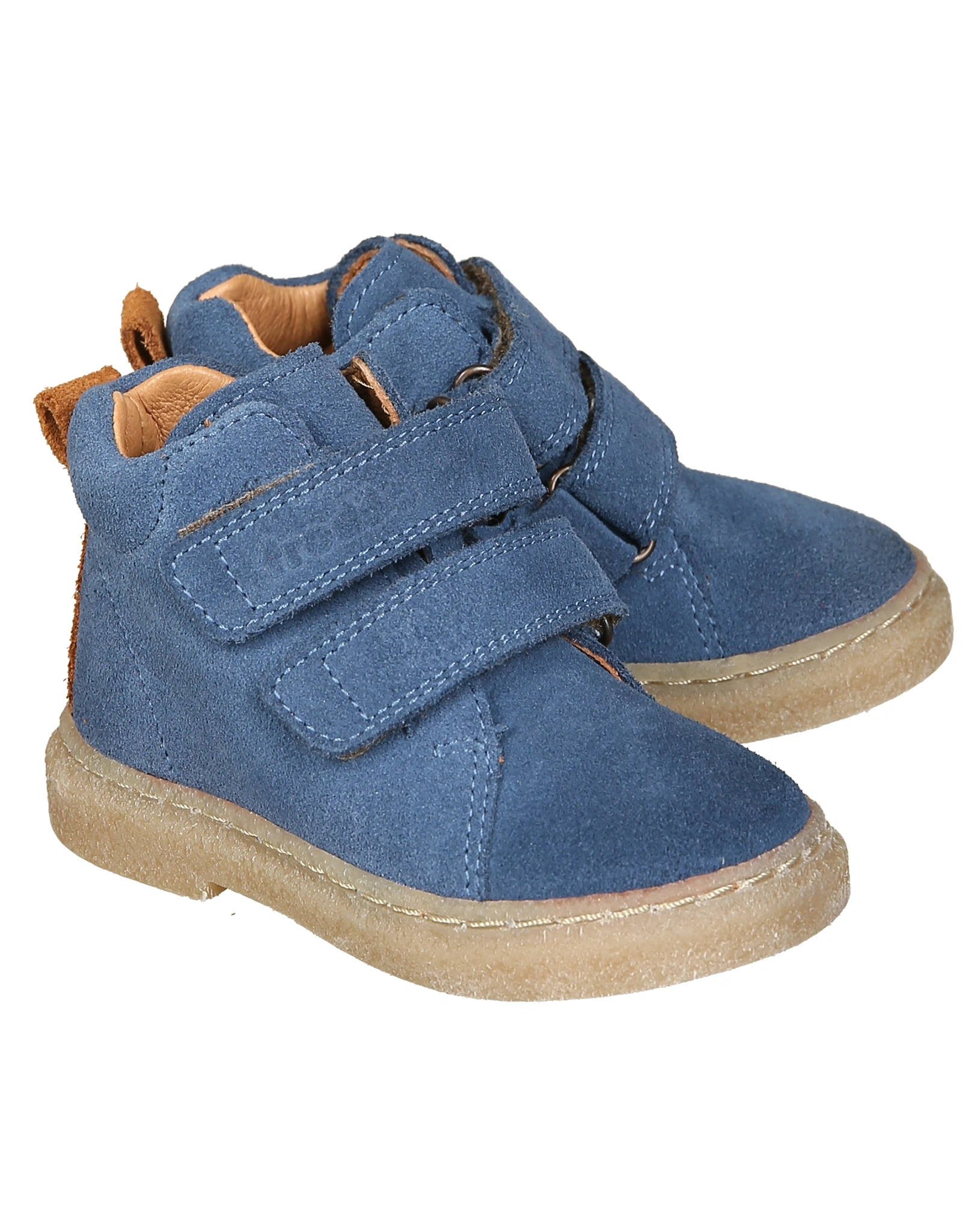Klett-Booties WRENY SUEDE halbhoch in denim