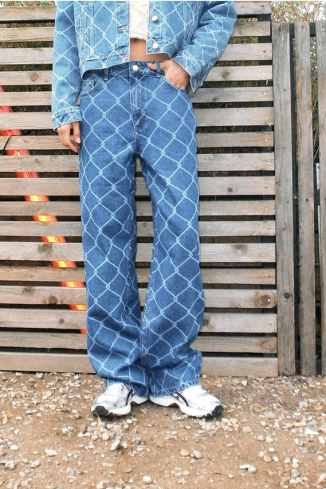 Noisy may blauwe dames jeans