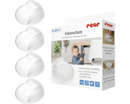 Reer transparante hoekbeschermers, 4 stuks