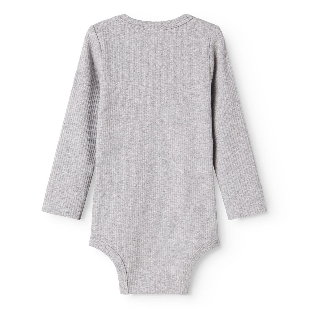 Køb MarMar Modal Melange Light Grey Melange Plain Body LS
